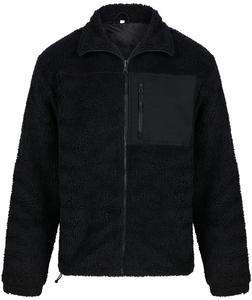 Front Row FR854 - Pile sherpa riciclato Black