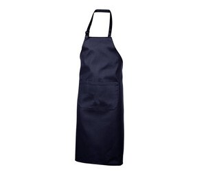 NEWGEN TB101 - Polycotton bib apron with pocket Blu navy