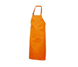NEWGEN TB101 - Polycotton bib apron with pocket Arancio