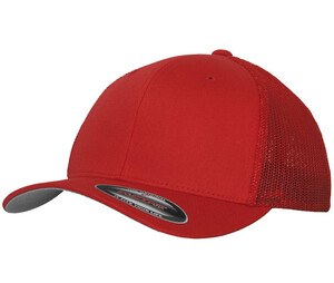 Flexfit FX6511 - Cappellino stile camionista flexfit  Red