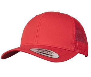 Flexfit FX6606 - Cappellino visiera curva stile camionista Red