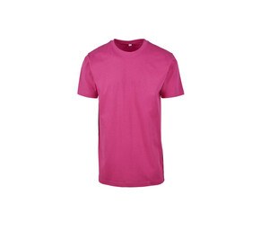 Build Your Brand BY004 - T-Shirt Girocollo Hibiskus Pink