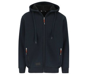HEROCK HK370 - Water-repellent zip-up hoodie Blu navy