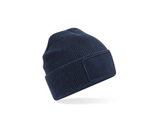 BEECHFIELD BF540 - REMOVABLE PATCH THINSULATE™ BEANIE Blu oltremare