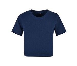 Build Your Brand BY042 - T-Shirt ritagliata Light Navy