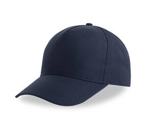 ATLANTIS HEADWEAR AT252 - 5-panel baseball cap made of recycled polyester Blu navy