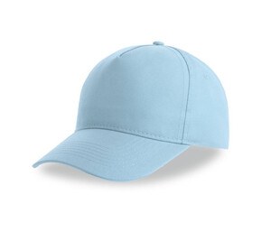 ATLANTIS HEADWEAR AT252 - 5-panel baseball cap made of recycled polyester Blu chiaro
