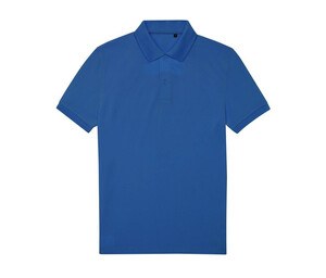 B&C BCU428 - Men's 65/35 recycled polyester poloshirt Blu royal
