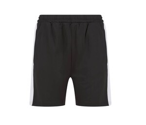Finden & Hales LV886 - ADULTS' KNITTED SHORTS WITH ZIP POCKETS Nero / Bianco