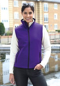 Result R232F - Smanicato Stampabile da Donna Core Softshell