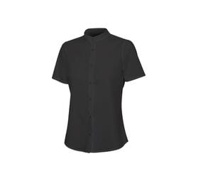 VELILLA V5014S - Camicia da donna a maniche corte con collo alla coreana